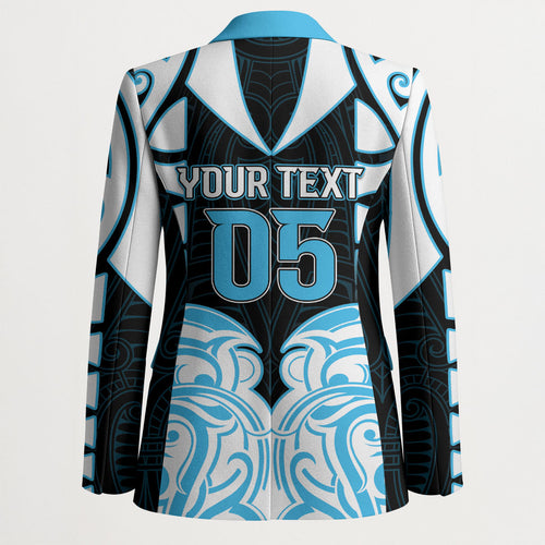 Custom Aotearoa Ngati Kahungunu Blazer New Zealand Traditional Maori Pattern