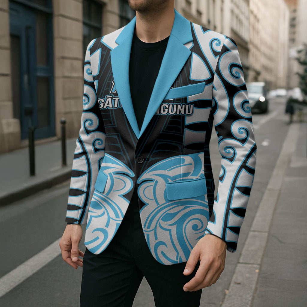 Custom Aotearoa Ngati Kahungunu Blazer New Zealand Traditional Maori Pattern