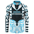 Custom Aotearoa Ngati Kahungunu Button Sweatshirt New Zealand Traditional Maori Pattern
