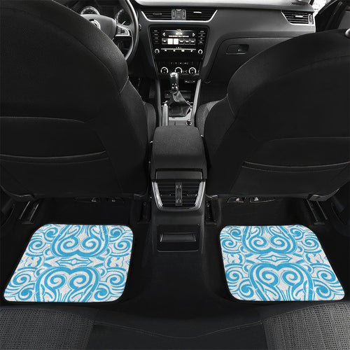 Custom Aotearoa Ngati Kahungunu Car Mats New Zealand Traditional Maori Pattern