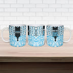 Custom Aotearoa Ngati Kahungunu Ceramic Mug New Zealand Traditional Maori Pattern