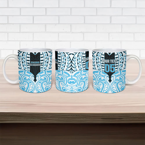 Custom Aotearoa Ngati Kahungunu Ceramic Mug New Zealand Traditional Maori Pattern