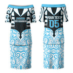 Custom Aotearoa Ngati Kahungunu Couples Matching Puletasi and Hawaiian Shirt New Zealand Traditional Maori Pattern