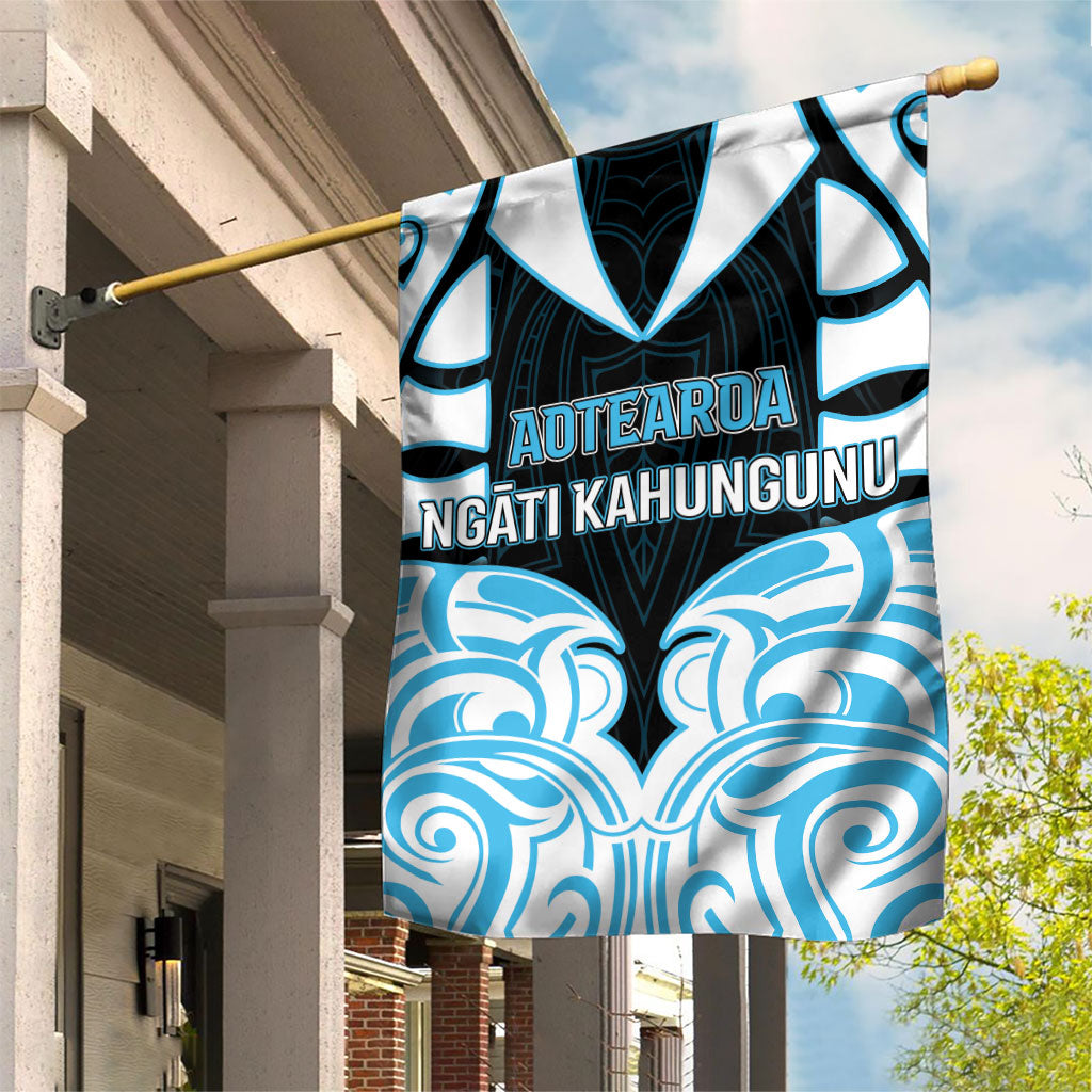 Aotearoa Ngati Kahungunu Garden Flag New Zealand Traditional Maori Pattern
