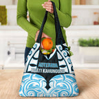 Aotearoa Ngati Kahungunu Grocery Bag New Zealand Traditional Maori Pattern