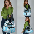 Aotearoa Ngati Kahungunu Grocery Bag New Zealand Traditional Maori Pattern
