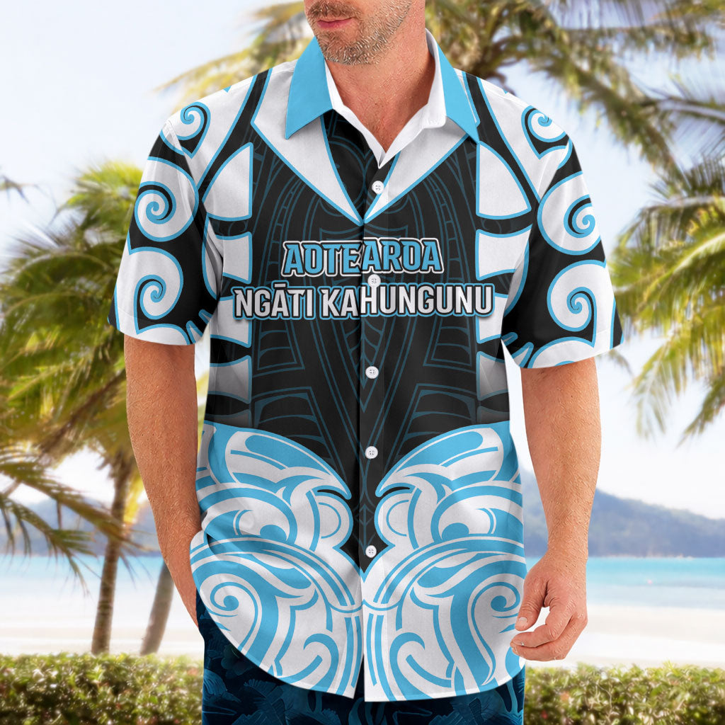 Custom Aotearoa Ngati Kahungunu Hawaiian Shirt New Zealand Traditional Maori Pattern