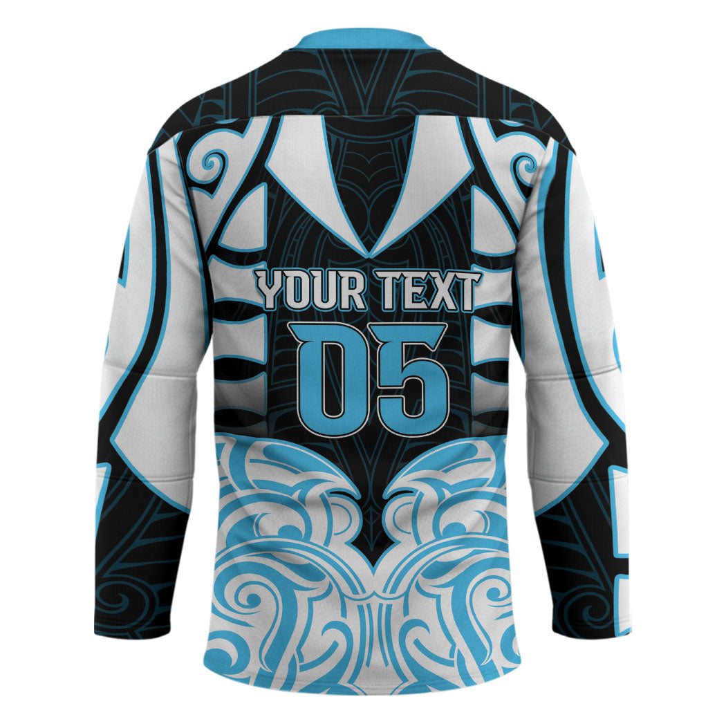 Custom Aotearoa Ngati Kahungunu Hockey Jersey New Zealand Traditional Maori Pattern