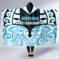 Aotearoa Ngati Kahungunu Hooded Blanket New Zealand Traditional Maori Pattern