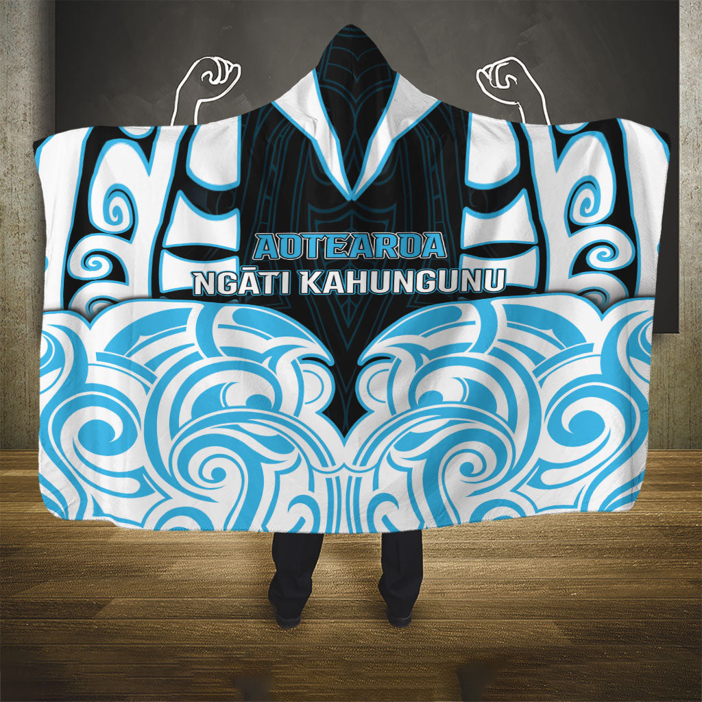 Aotearoa Ngati Kahungunu Hooded Blanket New Zealand Traditional Maori Pattern