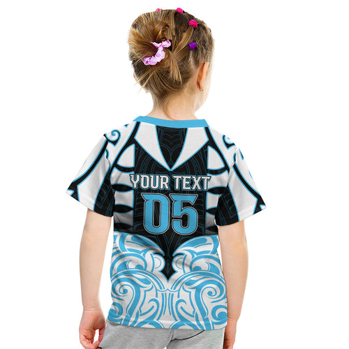 Custom Aotearoa Ngati Kahungunu Kid T Shirt New Zealand Traditional Maori Pattern