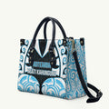 Aotearoa Ngati Kahungunu Leather Bag New Zealand Traditional Maori Pattern