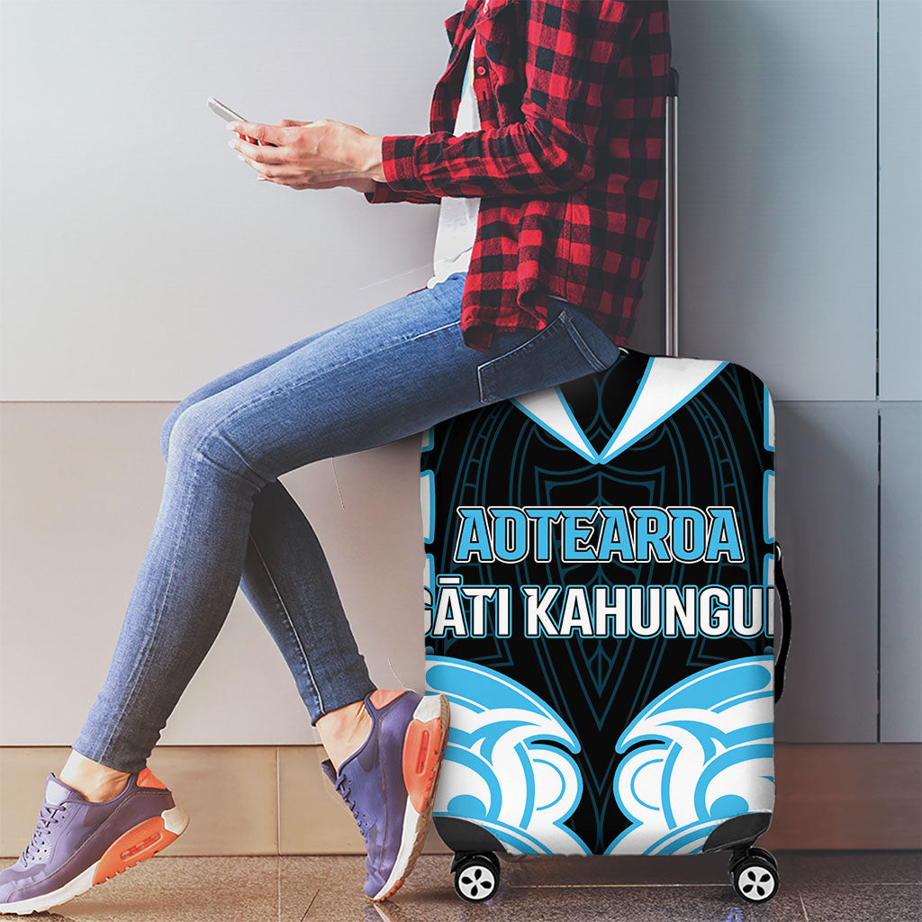 Aotearoa Ngati Kahungunu Luggage Cover New Zealand Traditional Maori Pattern