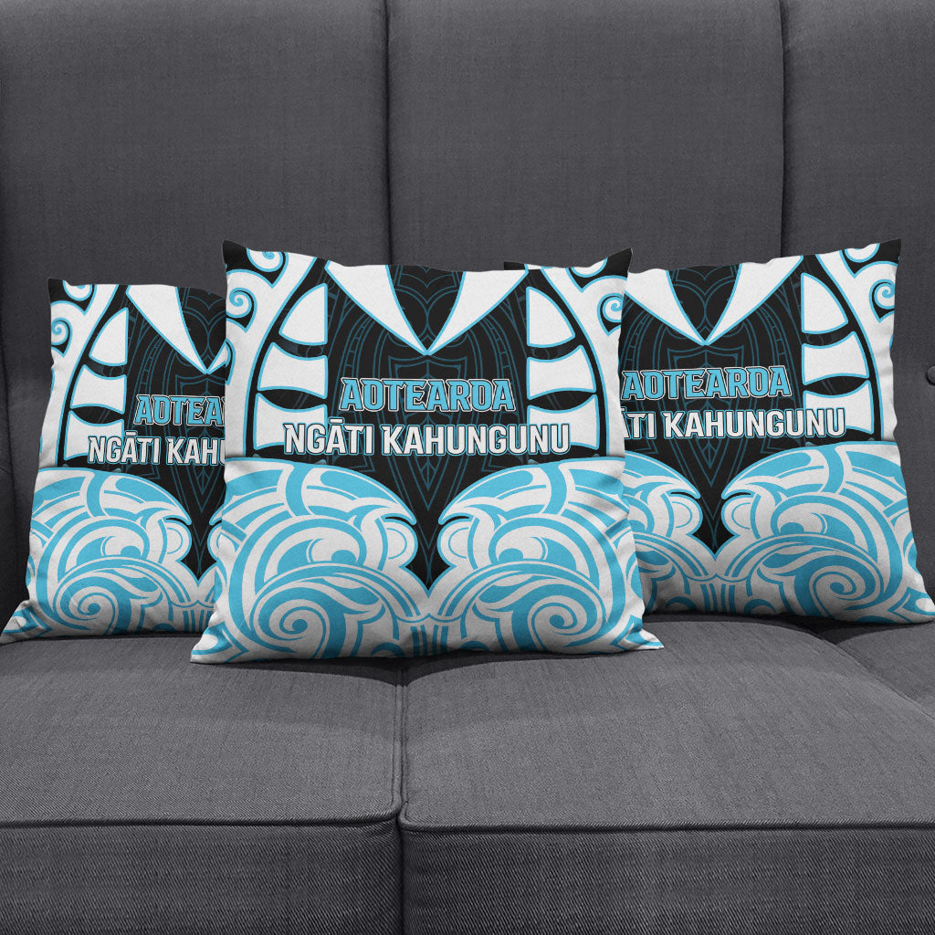 Aotearoa Ngati Kahungunu Pillow Cover New Zealand Traditional Maori Pattern