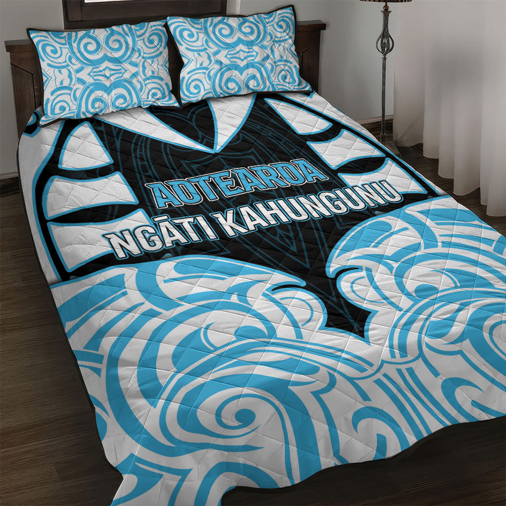 Aotearoa Ngati Kahungunu Quilt Bed Set New Zealand Traditional Maori Pattern