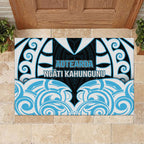 Aotearoa Ngati Kahungunu Rubber Doormat New Zealand Traditional Maori Pattern