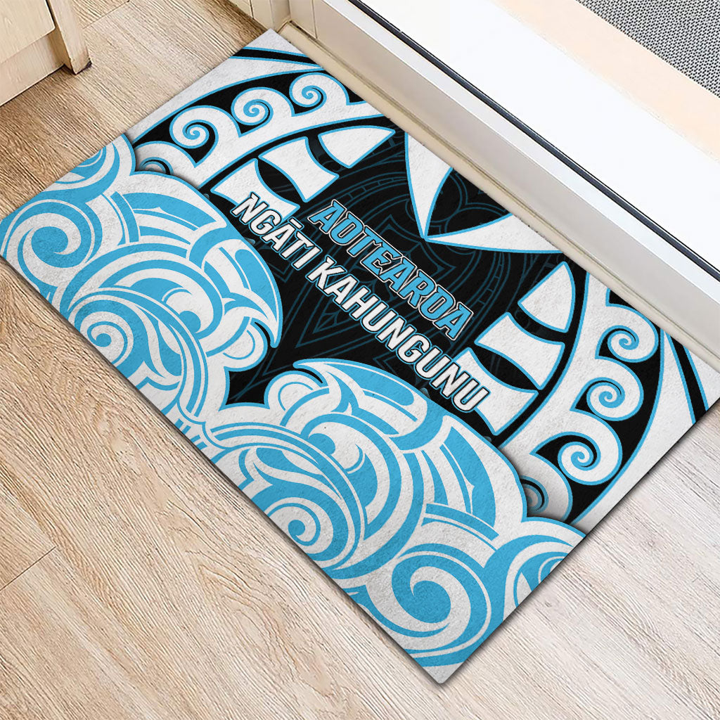 Aotearoa Ngati Kahungunu Rubber Doormat New Zealand Traditional Maori Pattern