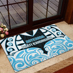Aotearoa Ngati Kahungunu Rubber Doormat New Zealand Traditional Maori Pattern