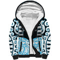 Custom Aotearoa Ngati Kahungunu Sherpa Hoodie New Zealand Traditional Maori Pattern