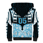 Custom Aotearoa Ngati Kahungunu Sherpa Hoodie New Zealand Traditional Maori Pattern