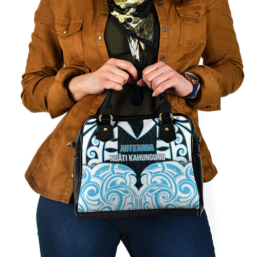 Aotearoa Ngati Kahungunu Shoulder Handbag New Zealand Traditional Maori Pattern