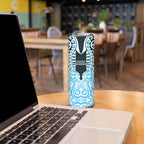 Custom Aotearoa Ngati Kahungunu Skinny Tumbler New Zealand Traditional Maori Pattern
