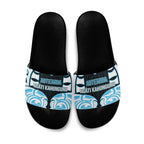 Aotearoa Ngati Kahungunu Slide Sandals New Zealand Traditional Maori Pattern