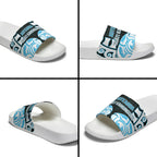 Aotearoa Ngati Kahungunu Slide Sandals New Zealand Traditional Maori Pattern