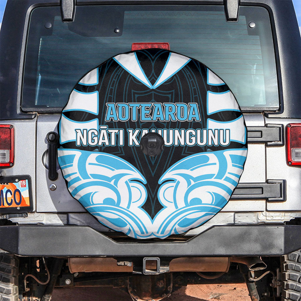 Aotearoa Ngati Kahungunu Spare Tire Cover New Zealand Traditional Maori Pattern