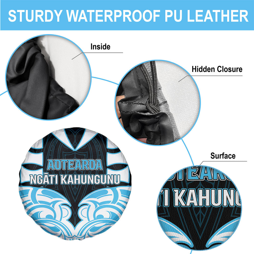 Aotearoa Ngati Kahungunu Spare Tire Cover New Zealand Traditional Maori Pattern