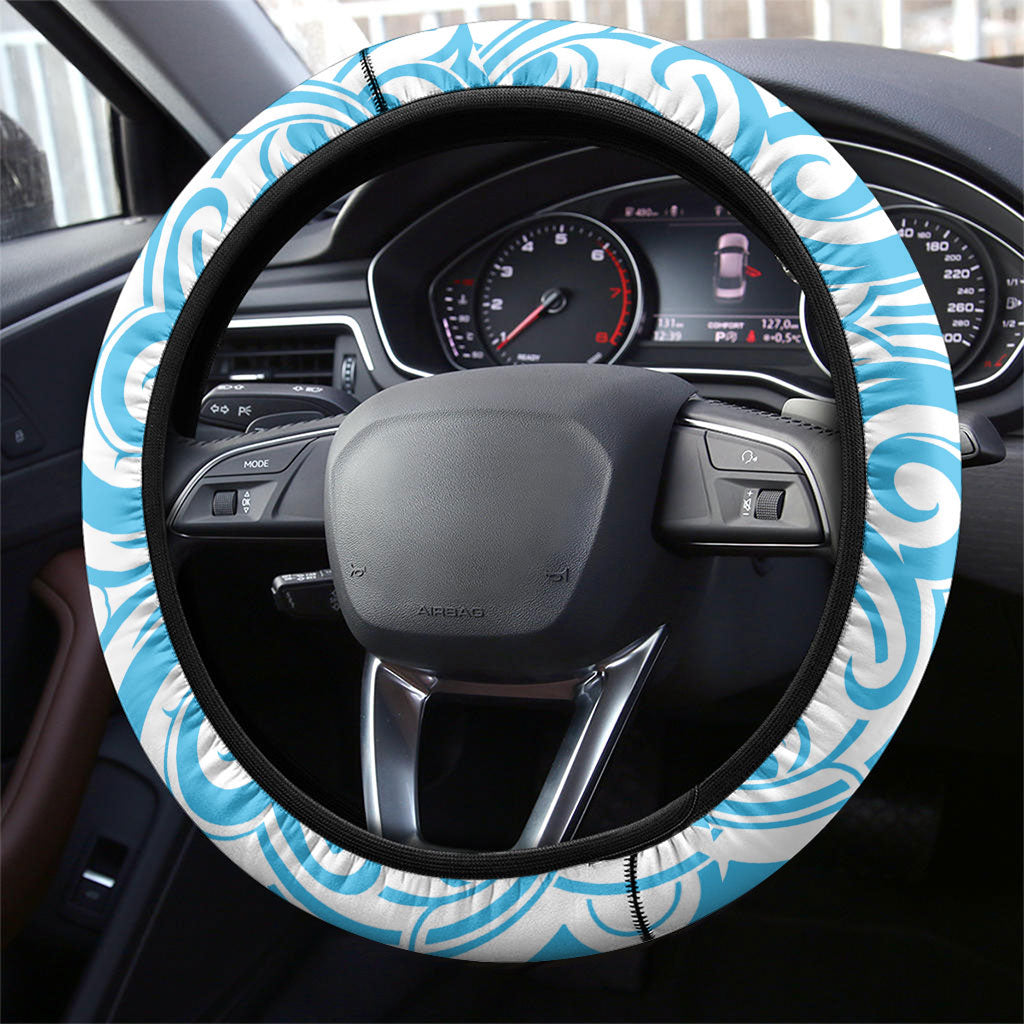 Aotearoa Ngati Kahungunu Steering Wheel Cover New Zealand Traditional Maori Pattern