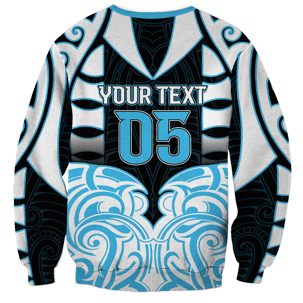Custom Aotearoa Ngati Kahungunu Sweatshirt New Zealand Traditional Maori Pattern