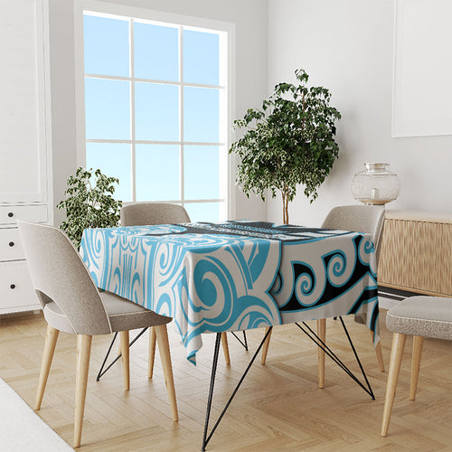 Aotearoa Ngati Kahungunu Tablecloth New Zealand Traditional Maori Pattern