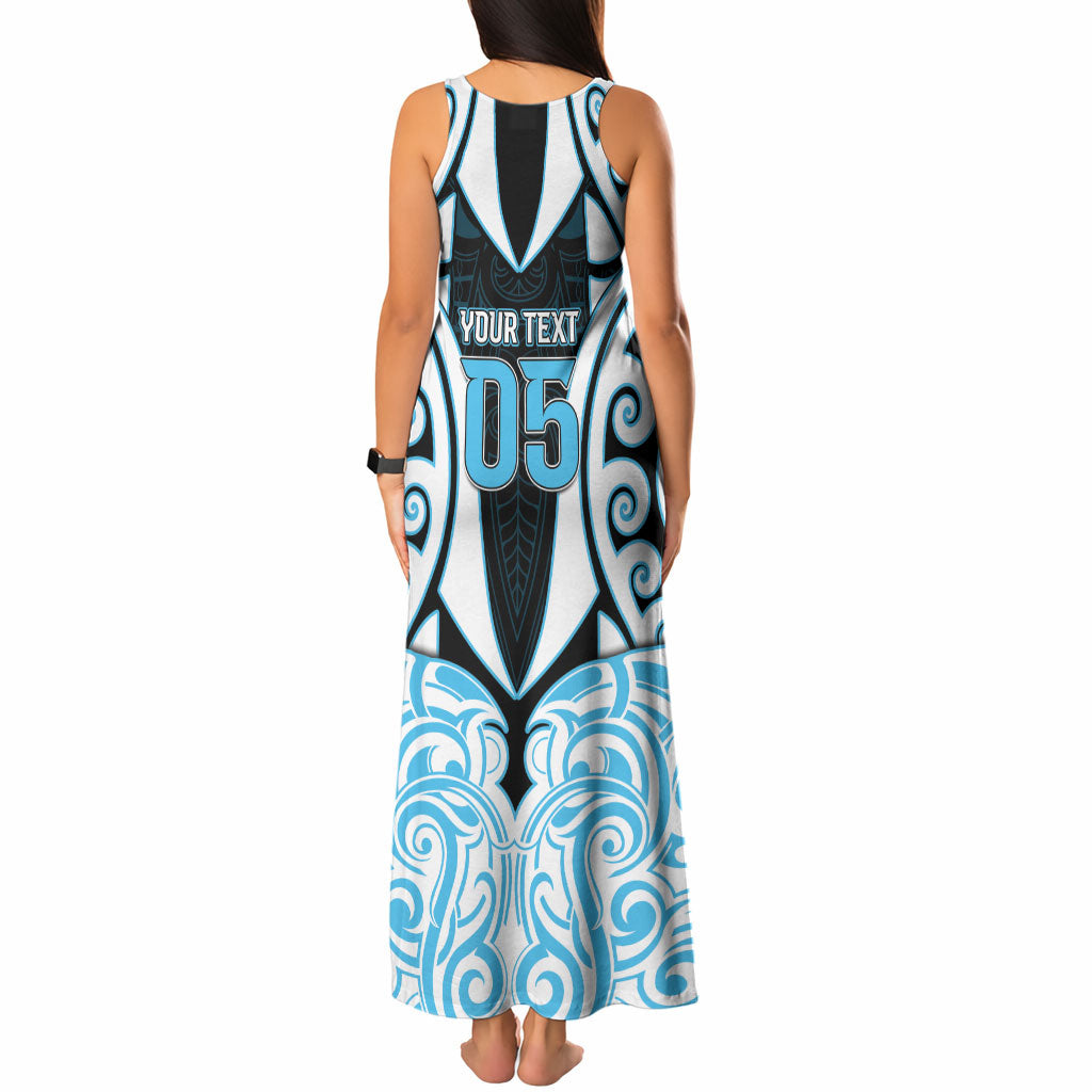 Custom Aotearoa Ngati Kahungunu Tank Maxi Dress New Zealand Traditional Maori Pattern