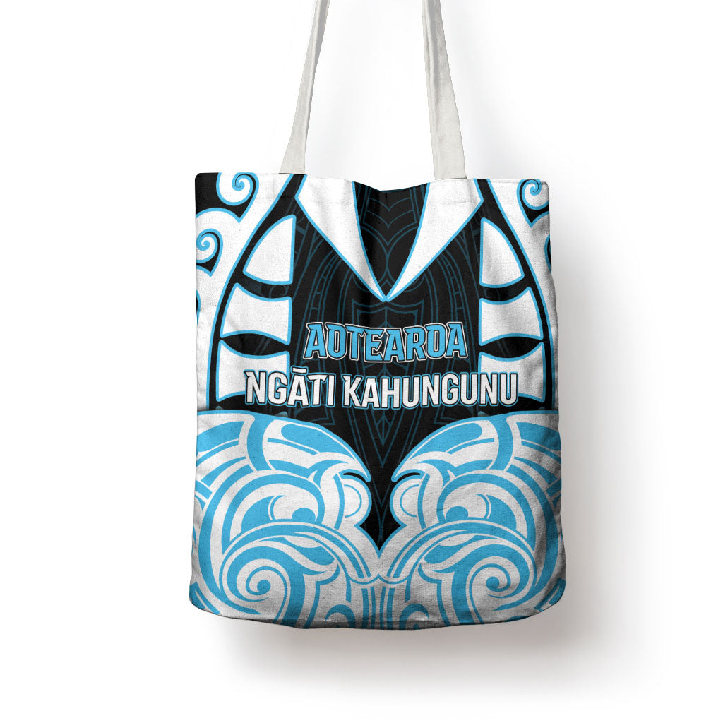 Aotearoa Ngati Kahungunu Tote Bag New Zealand Traditional Maori Pattern