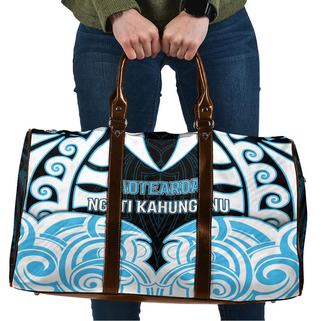 Aotearoa Ngati Kahungunu Travel Bag New Zealand Traditional Maori Pattern
