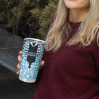 Custom Aotearoa Ngati Kahungunu Tumbler Cup New Zealand Traditional Maori Pattern