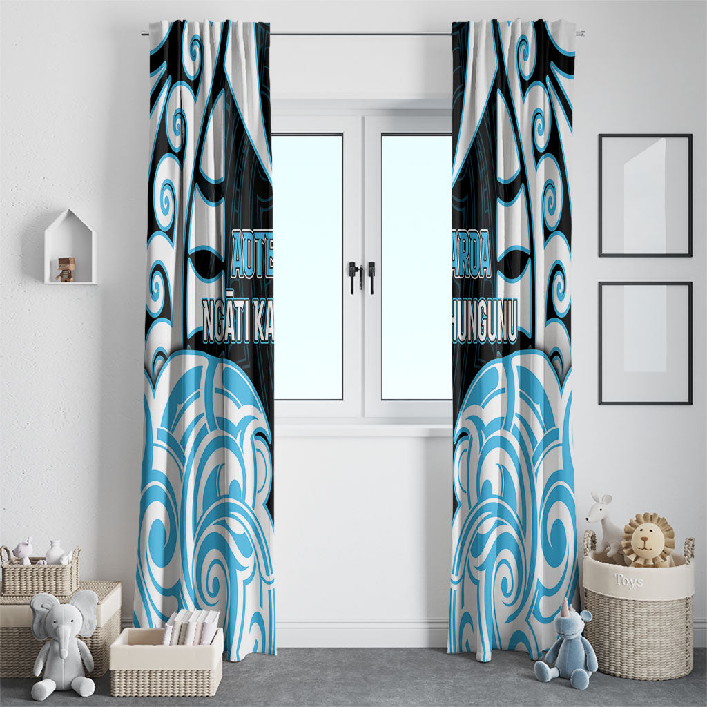Aotearoa Ngati Kahungunu Window Curtain New Zealand Traditional Maori Pattern