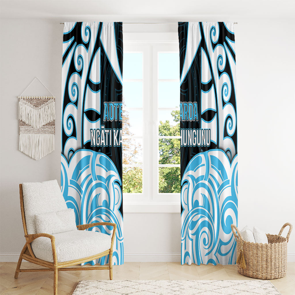 Aotearoa Ngati Kahungunu Window Curtain New Zealand Traditional Maori Pattern