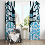 Aotearoa Ngati Kahungunu Window Curtain New Zealand Traditional Maori Pattern