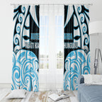 Aotearoa Ngati Kahungunu Window Curtain New Zealand Traditional Maori Pattern