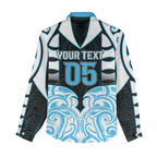 Custom Aotearoa Ngati Kahungunu Women Casual Shirt New Zealand Traditional Maori Pattern