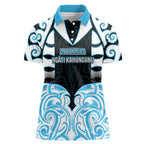 Custom Aotearoa Ngati Kahungunu Women Polo Shirt New Zealand Traditional Maori Pattern