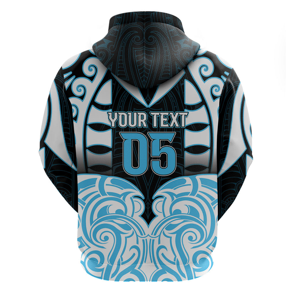 Custom Aotearoa Ngati Kahungunu Zip Hoodie New Zealand Traditional Maori Pattern