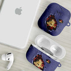ANZAC Day AirPods Case Poppy Flowers Ripped Fabric Effect