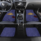 Personalised ANZAC Day Car Mats Poppy Flowers Ripped Fabric Effect