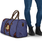 ANZAC Day Travel Bag Poppy Flowers Ripped Fabric Effect
