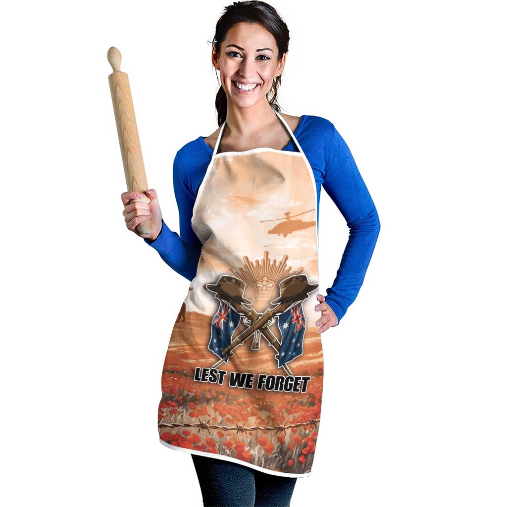 ANZAC Day Apron Commemorative Soldier Tribute