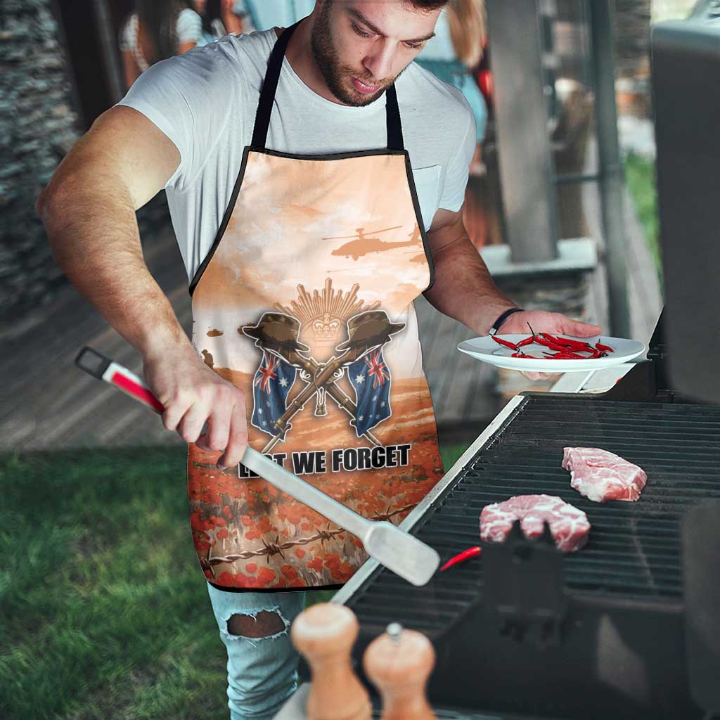 ANZAC Day Apron Commemorative Soldier Tribute