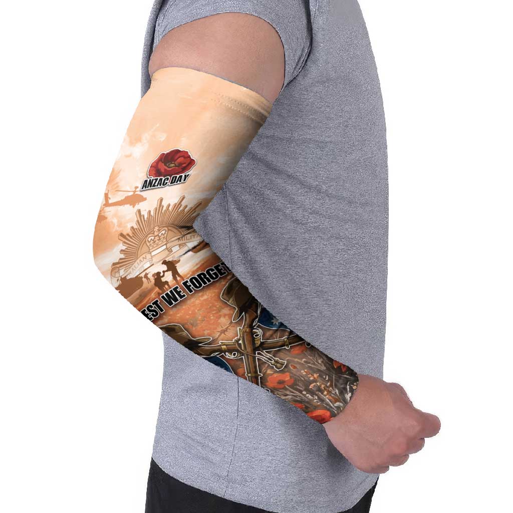 Personalised ANZAC Day Arm Sleeves Commemorative Soldier Tribute